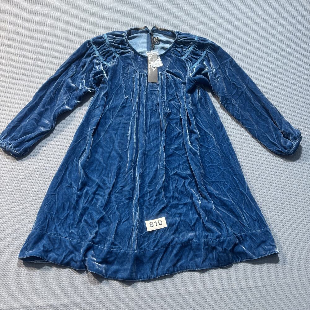 Little Marc Jacobs JOELLE Dress Girl's Sz 12 Blue Brand New